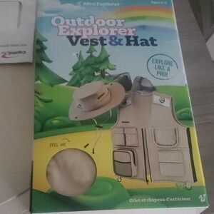 Outdoor Explorer Vest & Hat Set